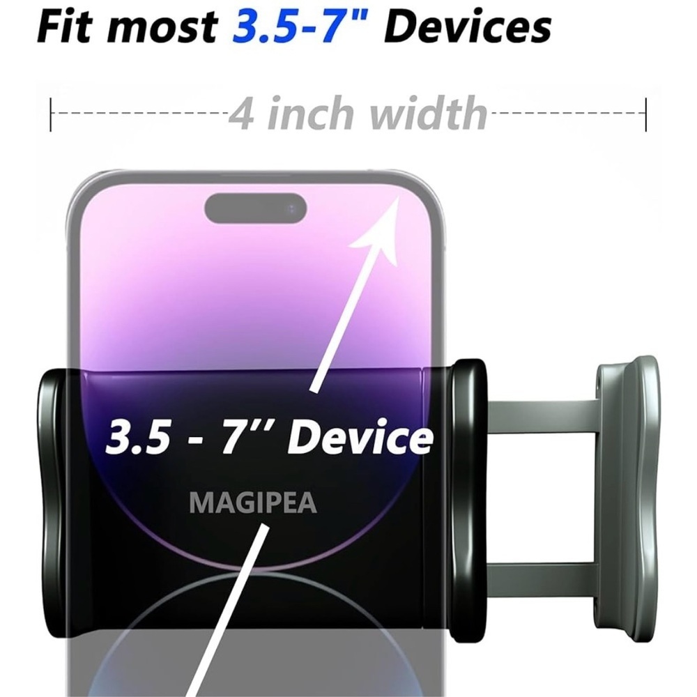 Flexible Gooseneck Cell Phone Clip Stand Holder - Picture 6 of 9